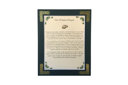 Marine's Prayer - 8x10 Matted