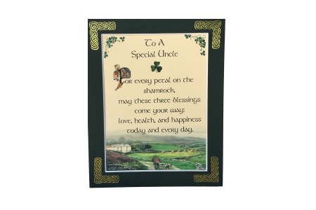 To A Special Uncle - 8x10 Matted