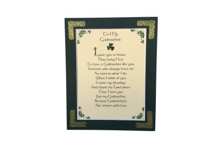 To My Godmother - I Want you to know - 8x10 Matted