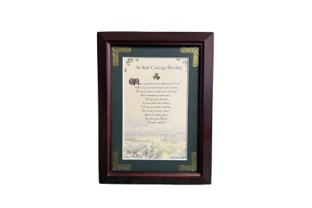 Irish Cottage Blessing - 5x7 Framed