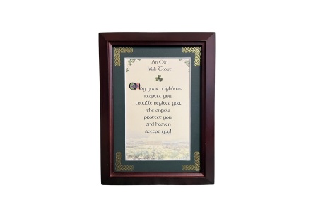 Irish Toast - May Your Neighbors ... - 5x7 Framed Blessing