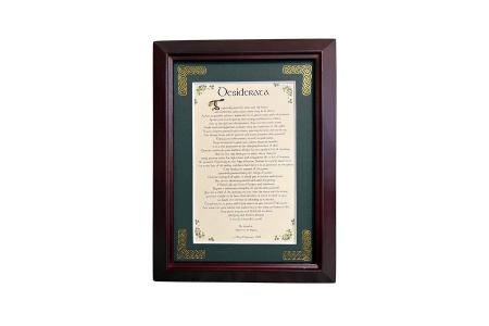 Desiderata - 5x7 Framed Blessing