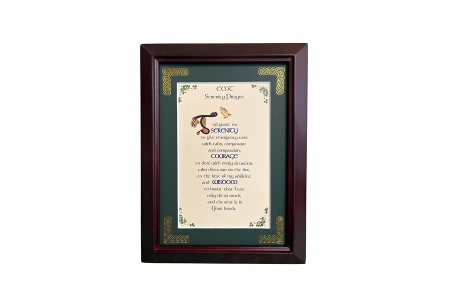 EMT Serenity Prayer - 5x7 Framed Blessing
