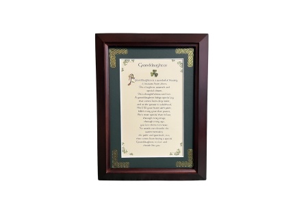Granddaughter - 5x7 Framed Blessing