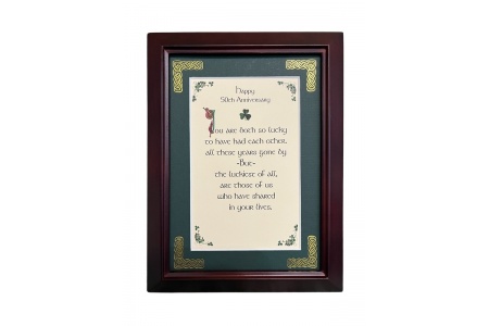 Happy 50th Anniversary - 5x7 Framed