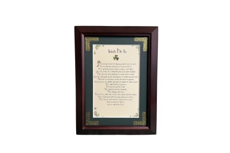 Irish He Is - 5x7 Framed Blessing