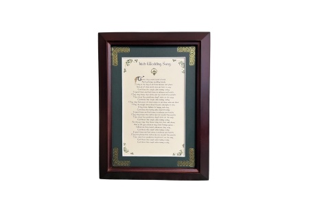 Irish Wedding Song - 5x7 Framed Blessing