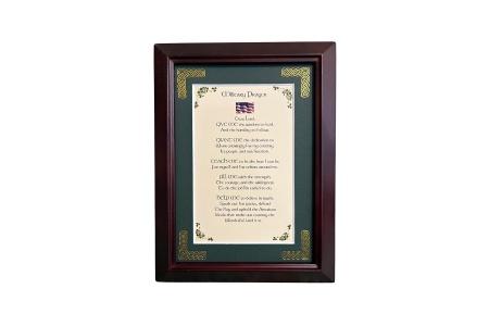 Military Prayer - 5x7 Framed Blessing