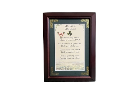 My Sister My Friend - 5x7 Framed Blessing