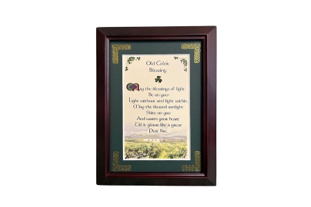 Old Celtic Blessing - 5x7 Framed