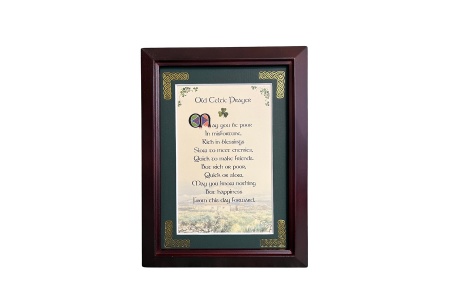 Old Celtic Prayer - 5x7 Framed