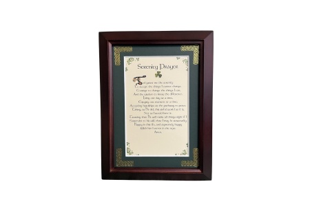 Serenity Prayer - Full Version - 5x7 Framed Blessing