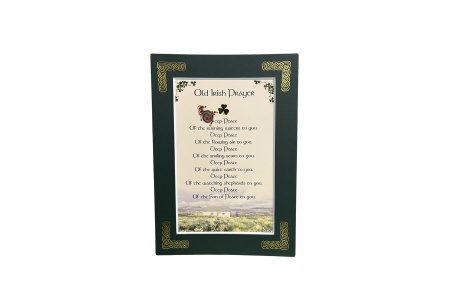 Old Irish Prayer - Deep peace of the running waters - 5x7 Matted 