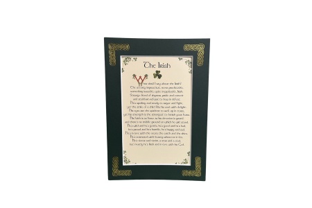 The Irish  - What can I say about the Irish? - 5x7 Matted 