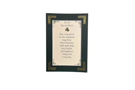 To A Special Uncle - 5x7 Matted 