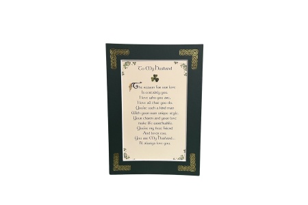 To My Husband - 5x7 Matted 