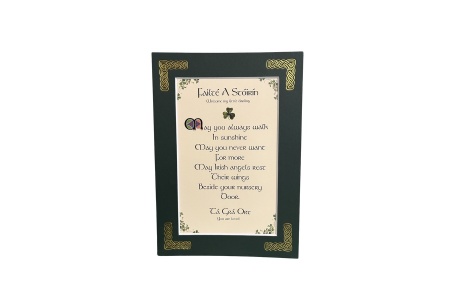 Failte A Stoirin - Welcome my little darling - 5x7 Matted 