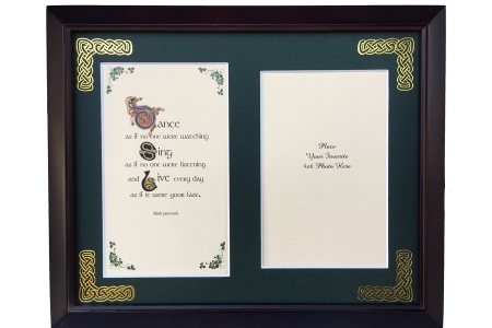 /Irish-Blessings/8x10-Framed-Photo-Verse/Dance-Sing-Laugh