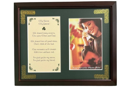 Sister - My Sister My Friend - 8x10 Photo Blessing