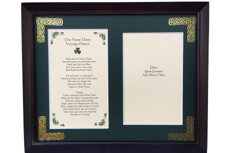 /Irish-Blessings/8x10-Framed-Photo-Verse/Notre-Dame-Victory-March