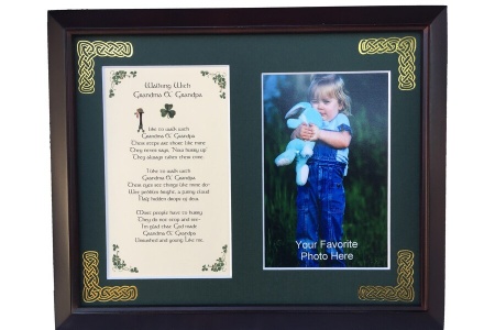 /Irish-Blessings/8x10-Framed-Photo-Verse/Walking-with-Grandma-&-Grandpa