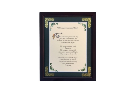 /Irish-Blessings/8x10-Framed/40th-Anniversary