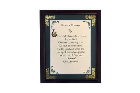 /Irish-Blessings/8x10-Framed/Baptism-Blessing---Little-child
