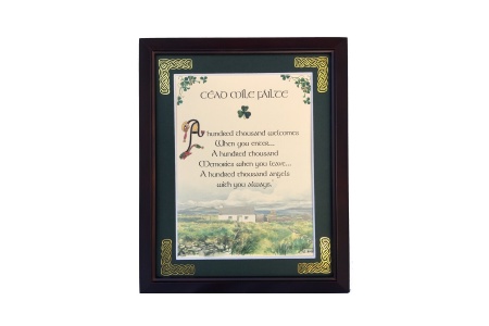 /Irish-Blessings/8x10-Framed/Cead-Mile-Failte