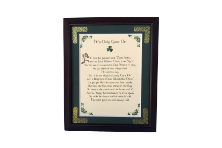 /Irish-Blessings/8x10-Framed/Hes-Only-Gone-On
