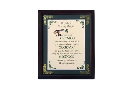 /Irish-Blessings/8x10-Framed/Physicians-Serenity-Prayer