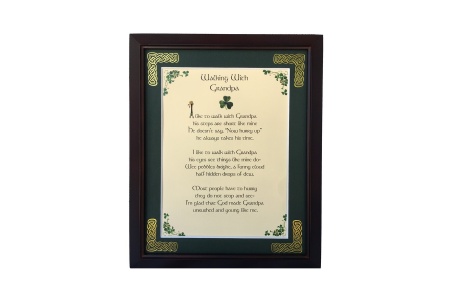 /Irish-Blessings/8x10-Framed/Walking-With-Grandpa