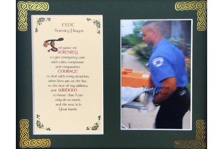 EMT Serenity Prayer - 8x10 Matted Photo Verse