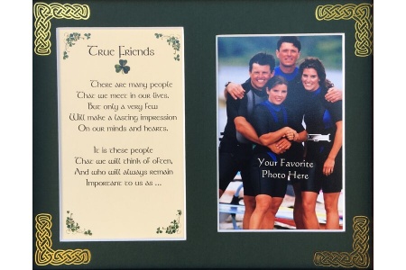 Friend - True Friends - 8x10 Matted Photo Verse