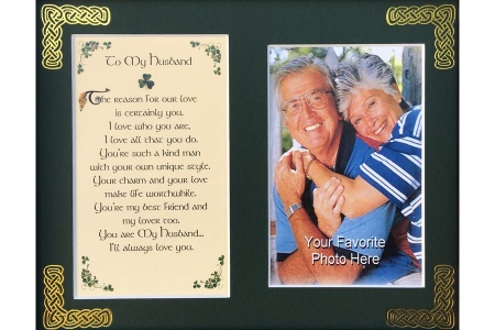 To My Husband - 8x10 Matted Photo Verse