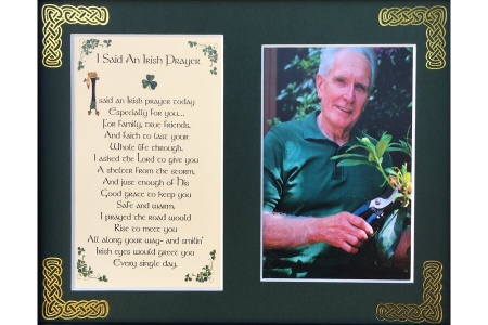 I Said An Irish Prayer - 8x10 Matted Photo Verse