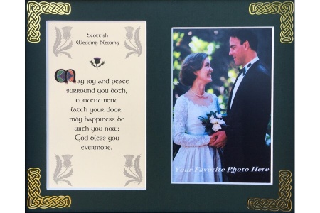 Scottish Wedding Blessing - 8x10 Matted Photo Verse