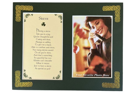 Sister - My Sister My Friend - 8x10 Matted Photo Verse