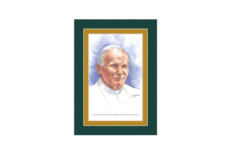 Religious/pope-saint-john-ii-watercolor-print-5x7