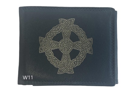 Celtic Cross Wallet - Black