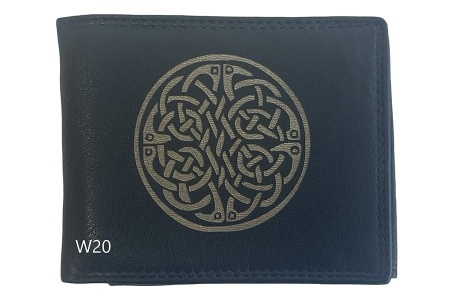 Celtic Knot Wallet - Black