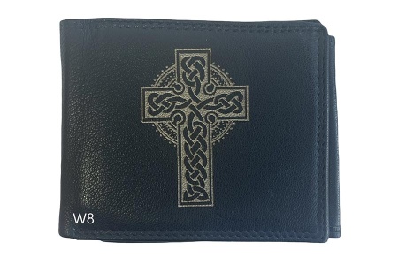 Celtic Cross Wallet - Black