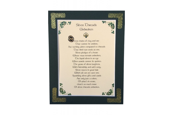 Anniversary - Silver Threads Unbroken - 8x10 Matted