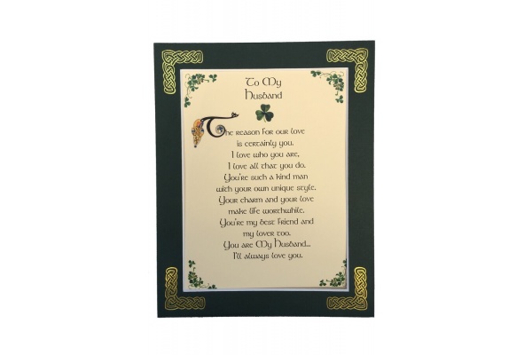 Husband - To My husband - 8x10 Matted