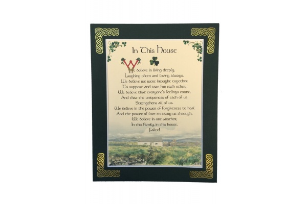 In This House - 8x10 Matted