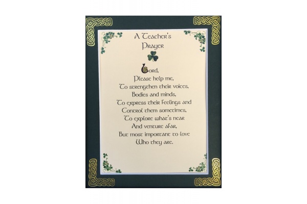 A Teacher's Prayer - 8x10 Matted