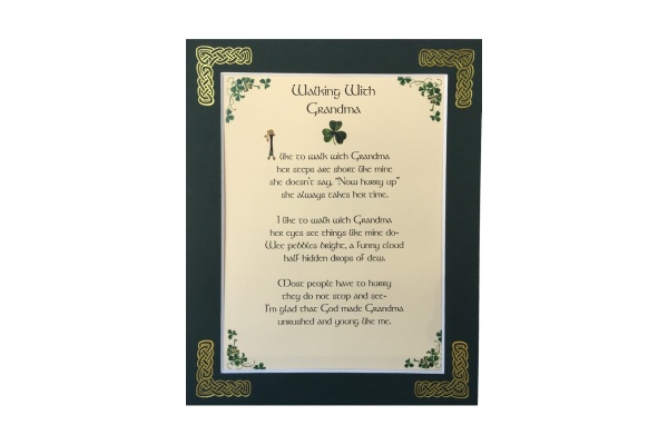 Walking With Grandma - 8x10 Matted