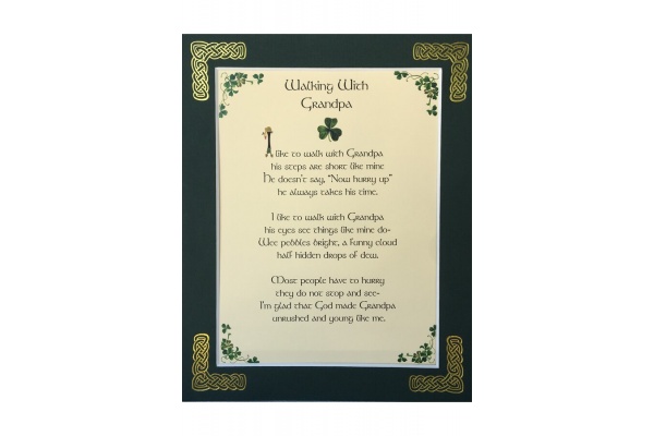 Walking with Grandpa - 8x10 Matted