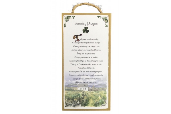Serenity Prayer - 5x10 Wooden Plaque