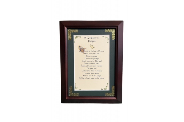 A Godparents Prayer - 5x7 Framed Blessing