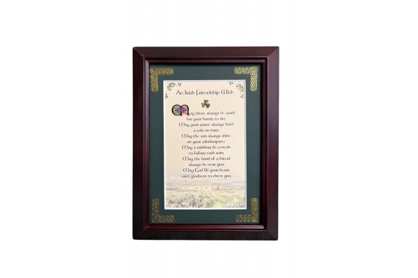 An Irish Friendship Wish - 5x7 Framed Blessing